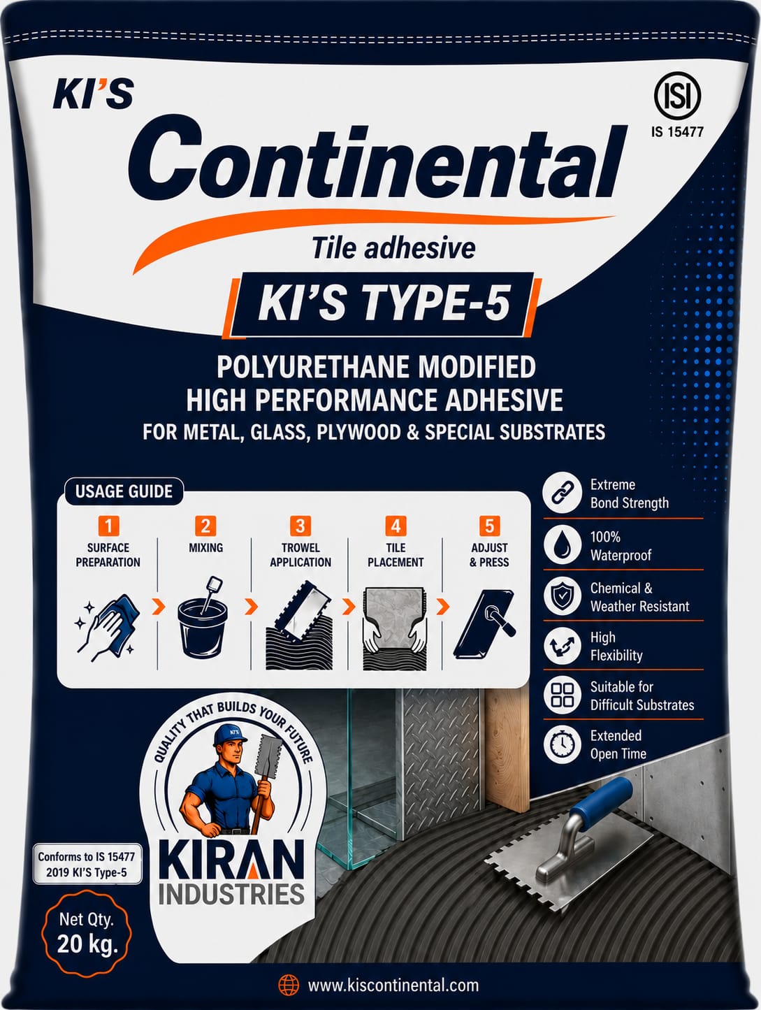 Continental Tile Adhesive Type 5